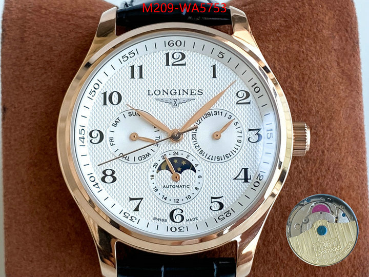 Watch(TOP)-Longines 1:1 clone ID: WA5753 $: 209USD