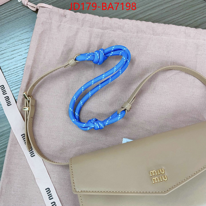 Miu Miu Bags(TOP)-Crossbody- high quality perfect ID: BA7198 $: 179USD,