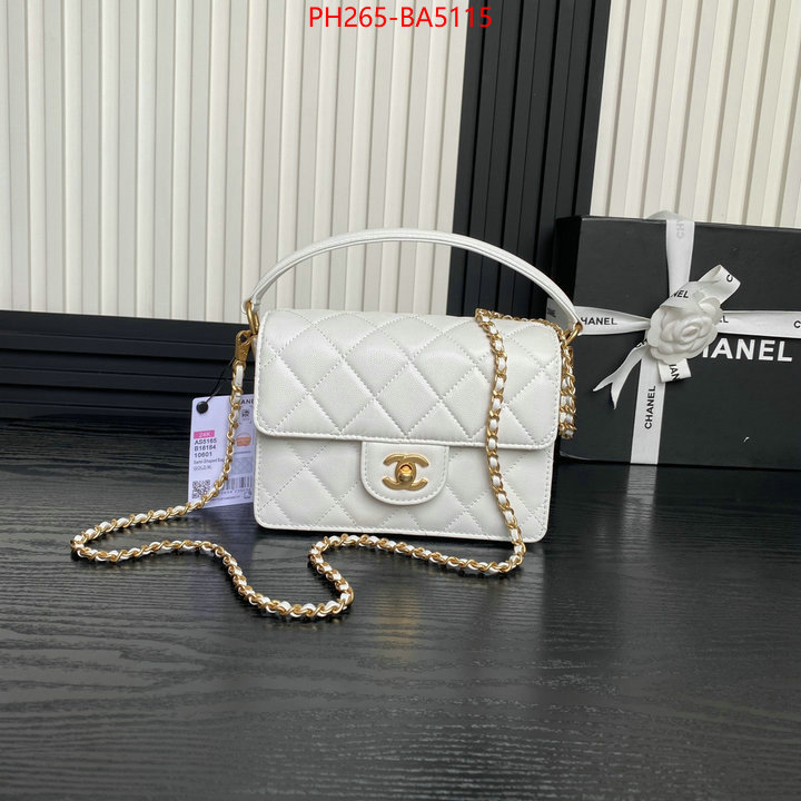 Chanel Bags(TOP)-Crossbody- replica aaaaa designer ID: BA5115 $: 265USD,