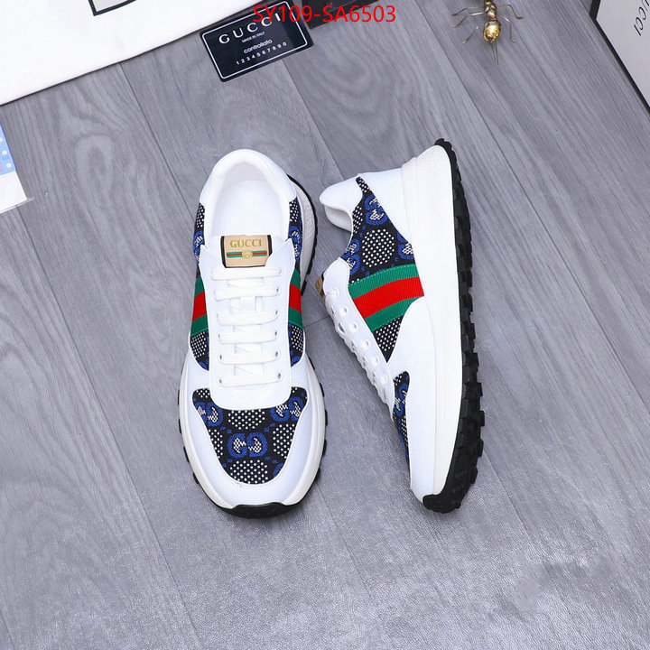 Men Shoes-Gucci buy 2024 replica ID: SA6503 $: 109USD