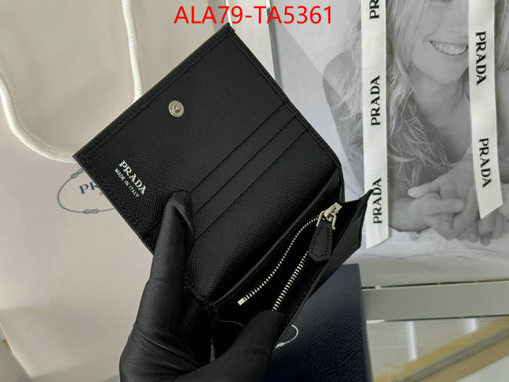 Prada Bags(TOP)-Wallet is it illegal to buy dupe ID: TA5361 $: 79USD,