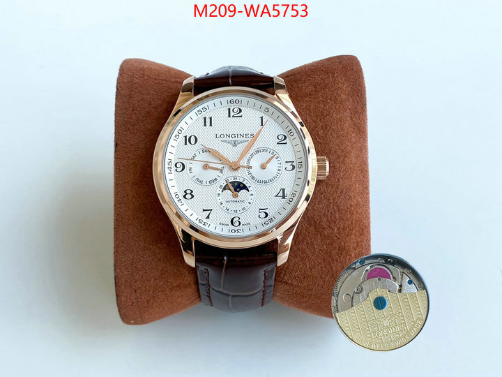 Watch(TOP)-Longines 1:1 clone ID: WA5753 $: 209USD