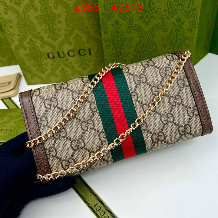 Gucci Bags(4A)-Wallet- mirror copy luxury ID: TA7516 $: 55USD,