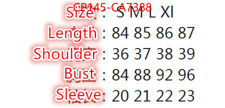 Clothing-Gucci we offer ID: CA7388 $: 145USD
