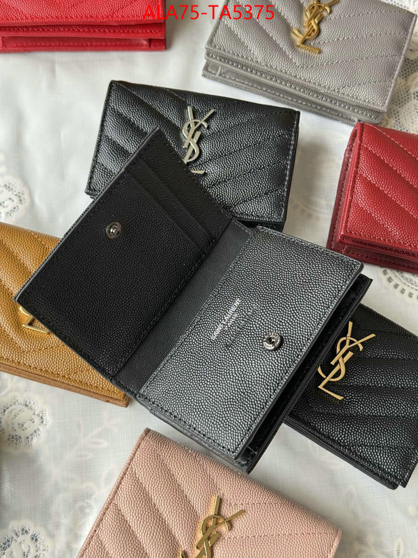 YSL Bags(TOP)-Wallet- replicas buy special ID: TA5375 $: 75USD,