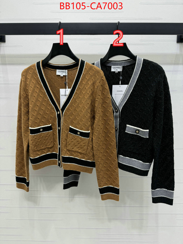 Clothing-Chanel online store ID: CA7003 $: 105USD