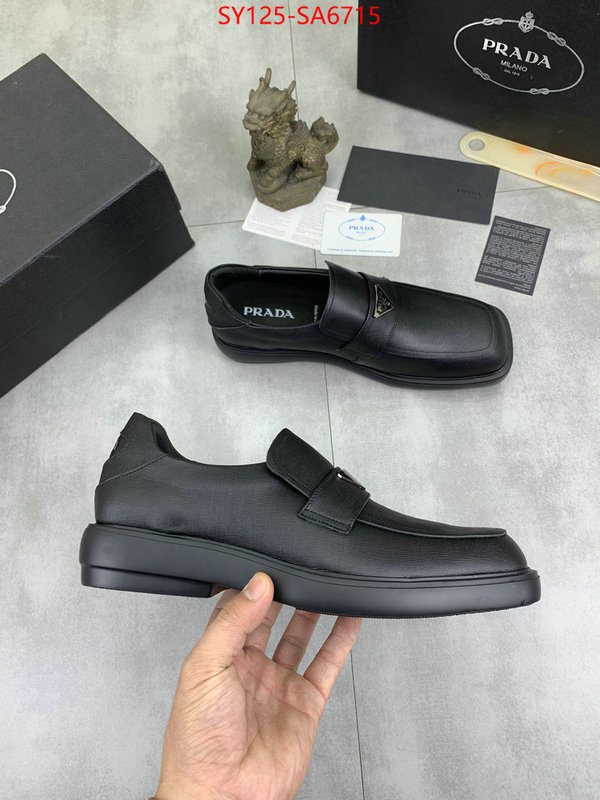 Men shoes-Prada aaaaa+ replica ID: SA6715 $: 125USD