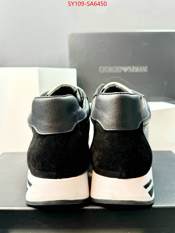 Men shoes-Armani best quality fake ID: SA6450 $: 109USD