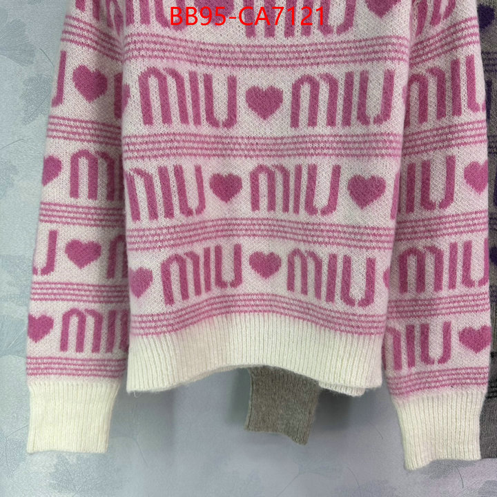 Clothing-MIU MIU at cheap price ID: CA7121 $: 95USD