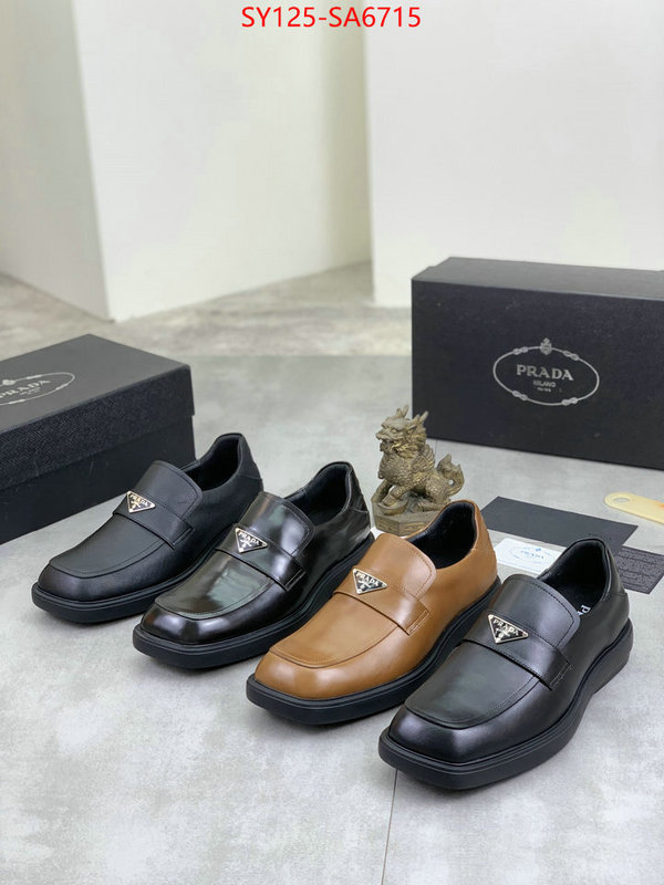 Men shoes-Prada aaaaa+ replica ID: SA6715 $: 125USD