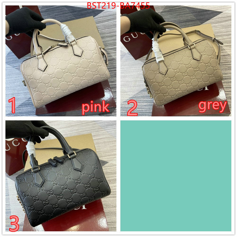 Gucci Bags(TOP)-Handbag- high quality replica ID: BA7455 $: 219USD,