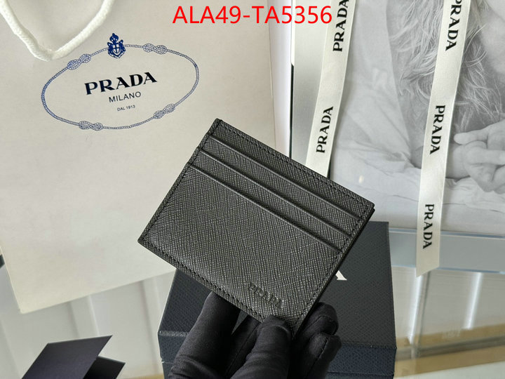 Prada Bags(TOP)-Wallet where quality designer replica ID: TA5356 $: 49USD,