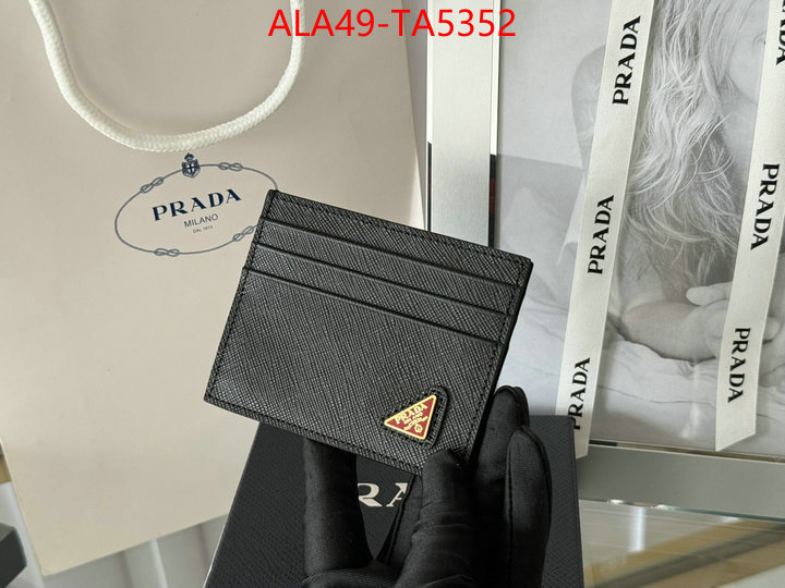 Prada Bags(TOP)-Wallet how to buy replcia ID: TA5352 $:49USD,