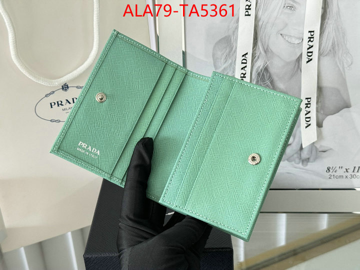 Prada Bags(TOP)-Wallet is it illegal to buy dupe ID: TA5361 $: 79USD,