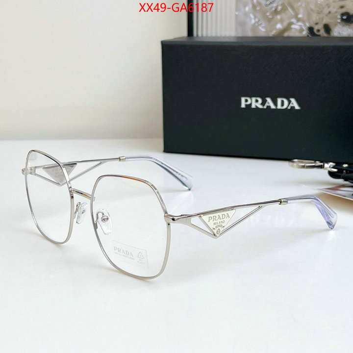 Glasses-Prada replica every designer ID: GA6187 $: 49USD