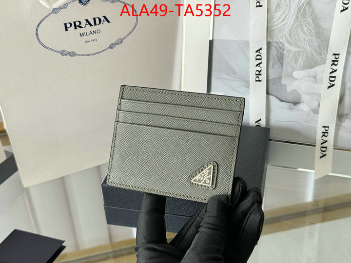 Prada Bags(TOP)-Wallet how to buy replcia ID: TA5352 $:49USD,