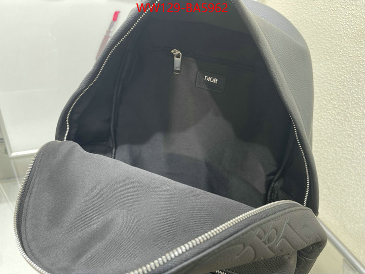 Dior Bags(4A)-Backpack- fake designer ID: BA5962