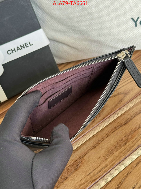 Chanel Bags(TOP)-Wallet- 1:1 replica ID: TA6661 $: 79USD,