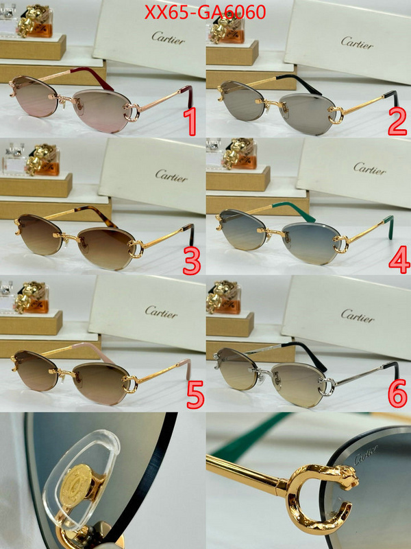 Glasses-Cartier cheap ID: GA6060 $: 65USD