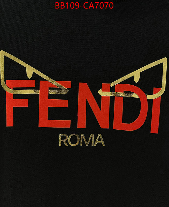 Clothing-Fendi online sales ID: CA7070 $: 109USD