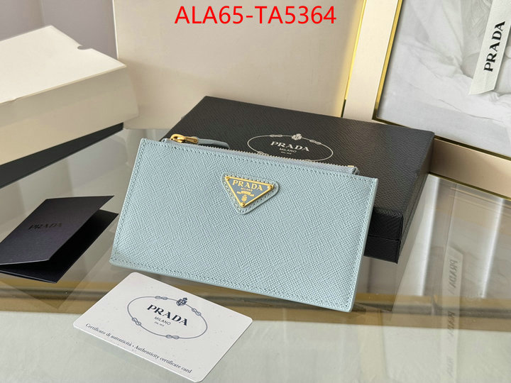 Prada Bags(TOP)-Wallet designer fake ID: TA5364 $: 65USD,