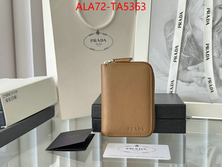 Prada Bags(TOP)-Wallet the most popular ID: TA5363 $: 72USD,