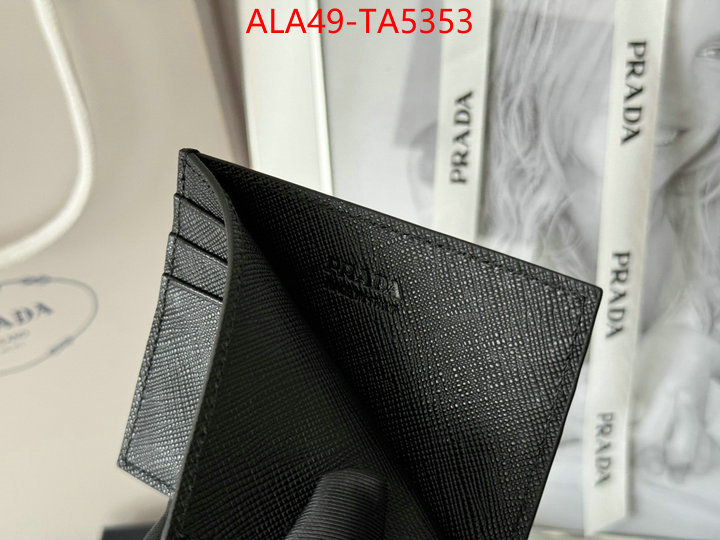 Prada Bags(TOP)-Wallet 7 star quality designer replica ID: TA5353 $: 49USD,