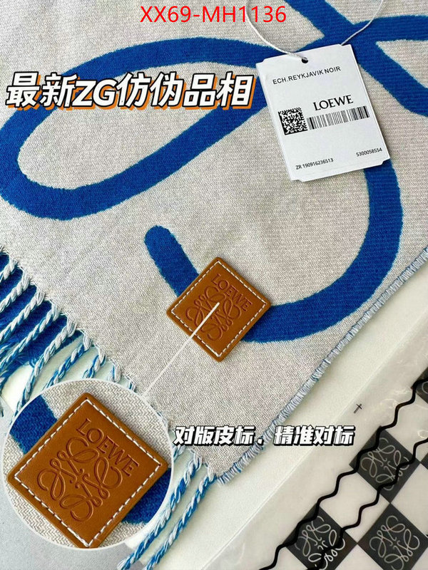 Scarf-Loewe brand designer replica ID: MH1136 $: 69USD