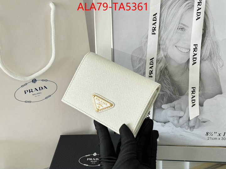 Prada Bags(TOP)-Wallet is it illegal to buy dupe ID: TA5361 $: 79USD,