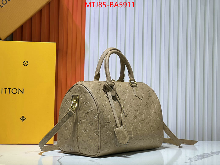 LV Bags(4A)-Speedy- high quality online ID: BA5911 $: 85USD,