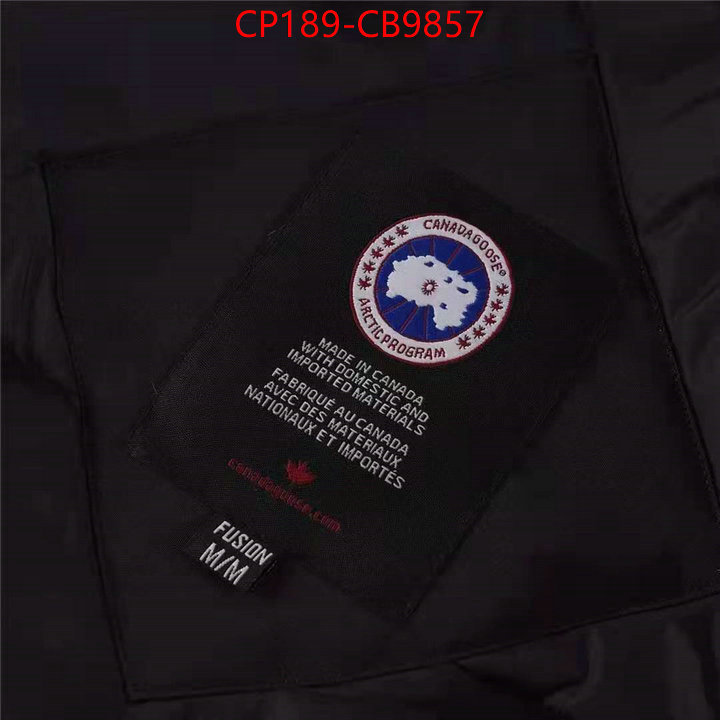 Down jacket Men-Canada Goose buy 1:1 ID: CB9857 $: 189USD