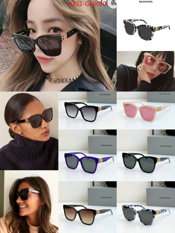 Glasses-Balenciaga 2024 replica ID: GA6030 $: 52USD