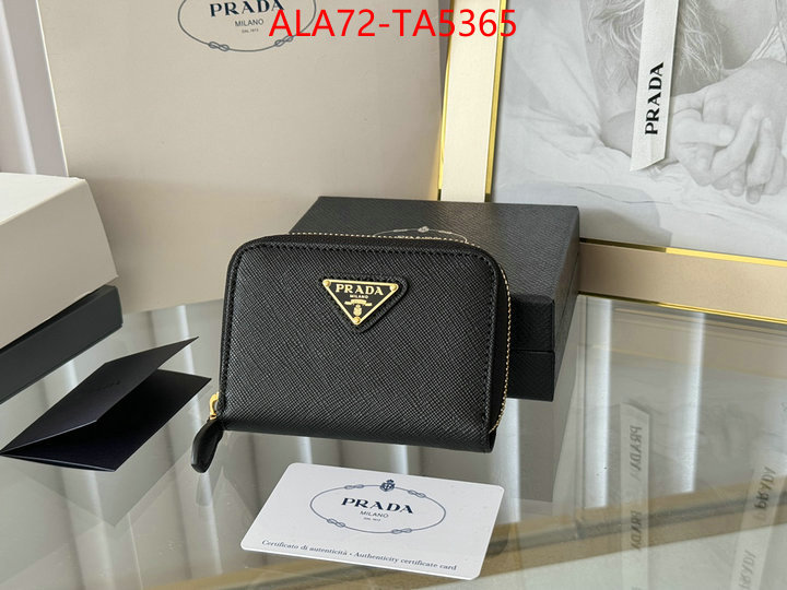 Prada Bags(TOP)-Wallet mirror copy luxury ID: TA5365 $: 72USD,