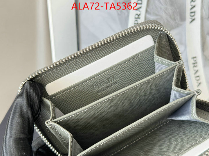 Prada Bags(TOP)-Wallet 2024 luxury replicas ID: TA5362 $: 72USD,