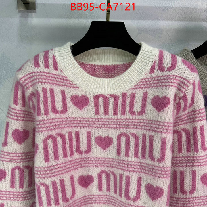 Clothing-MIU MIU at cheap price ID: CA7121 $: 95USD