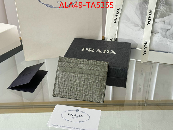 Prada Bags(TOP)-Wallet top brands like ID: TA5355 $: 49USD,