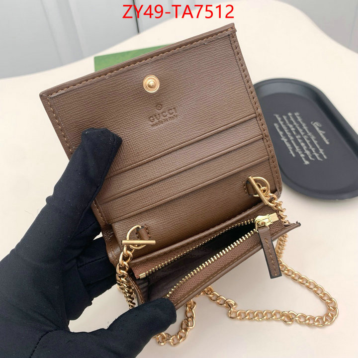 Gucci Bags(4A)-Wallet- luxury shop ID: TA7512 $: 49USD,