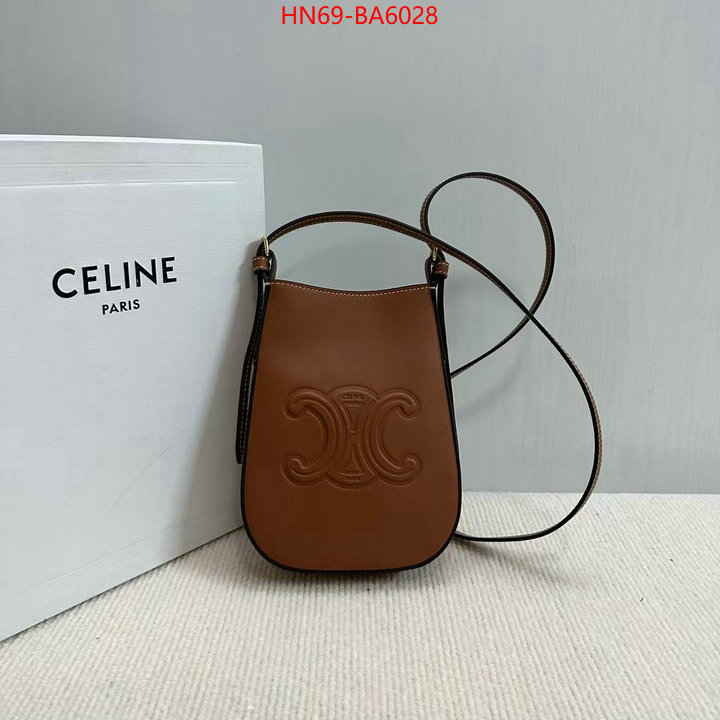 CELINE Bags(4A)-Crossbody- cheap wholesale ID: BA6028 $: 69USD,