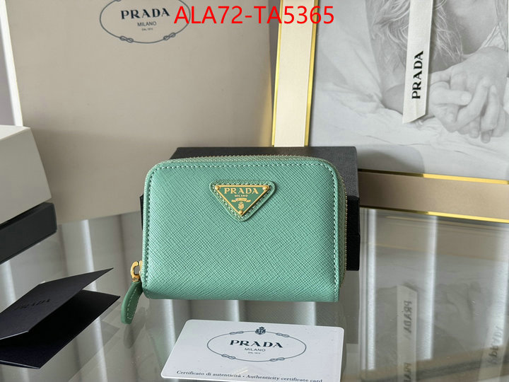 Prada Bags(TOP)-Wallet mirror copy luxury ID: TA5365 $: 72USD,