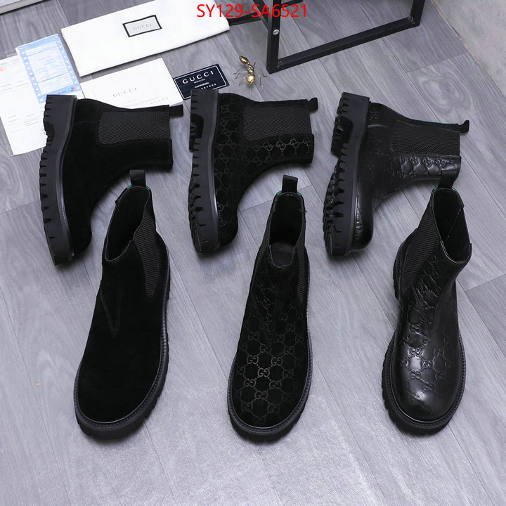 Men Shoes-Gucci 1:1 replica wholesale ID: SA6521 $: 129USD