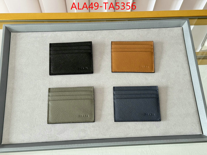 Prada Bags(TOP)-Wallet where quality designer replica ID: TA5356 $: 49USD,