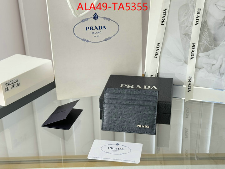 Prada Bags(TOP)-Wallet top brands like ID: TA5355 $: 49USD,