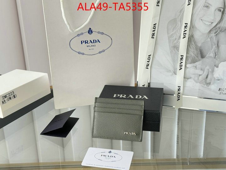 Prada Bags(TOP)-Wallet top brands like ID: TA5355 $: 49USD,