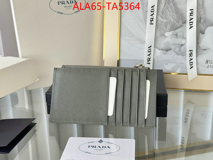 Prada Bags(TOP)-Wallet designer fake ID: TA5364 $: 65USD,