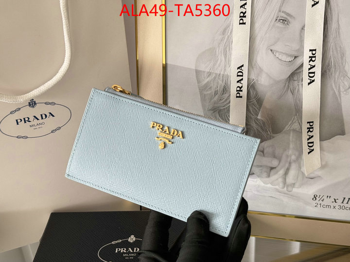 Prada Bags(TOP)-Wallet are you looking for ID: TA5360 $: 49USD,