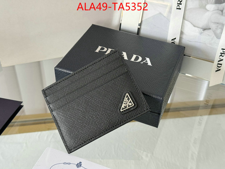 Prada Bags(TOP)-Wallet how to buy replcia ID: TA5352 $:49USD,