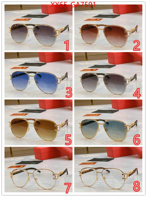 Glasses-Cartier high quality aaaaa replica ID: GA7591 $: 65USD