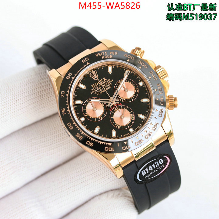 Watch(TOP)-Rolex luxury cheap replica ID: WA5826 $: 455USD