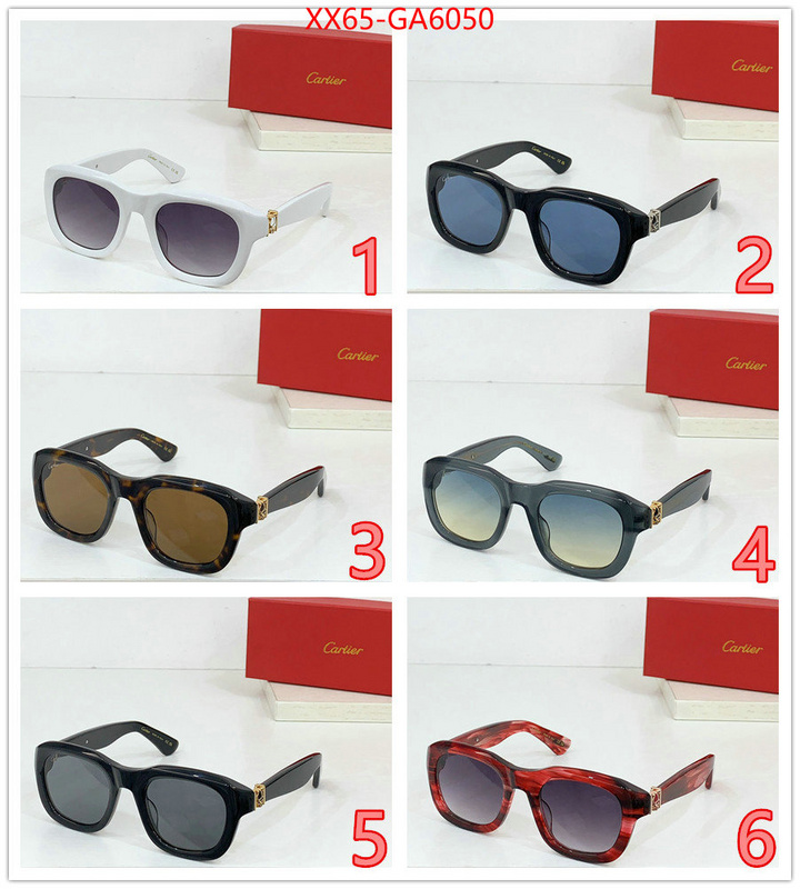 Glasses-Cartier the highest quality fake ID: GA6050 $: 65USD