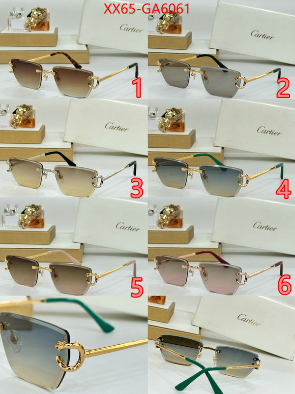 Glasses-Cartier cheap online best designer ID: GA6061 $: 65USD